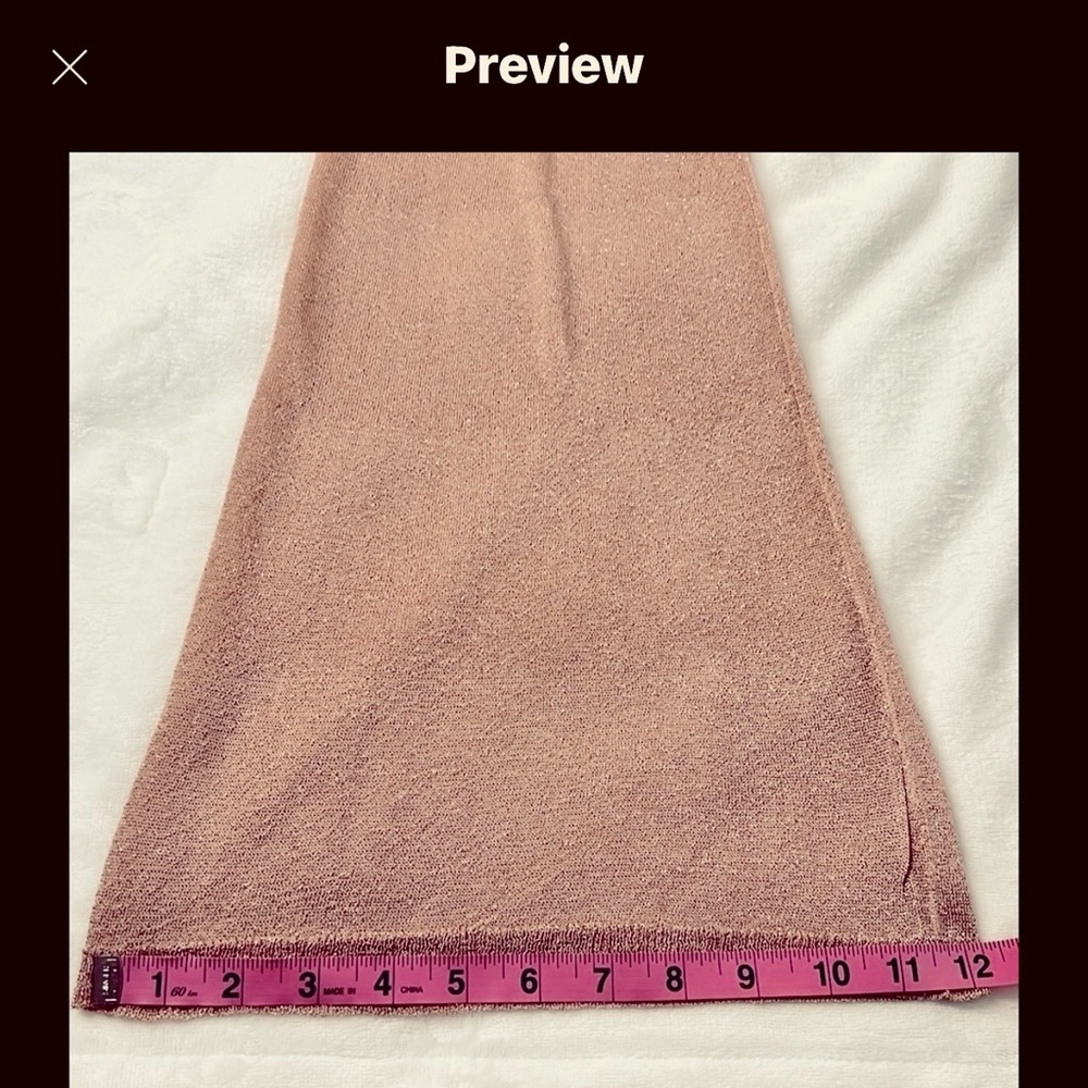 LSpace Slip on Pant cover up. Beige with a hint of shimmer. Size L woman’s NWT - Picture 5 of 8